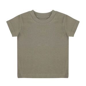 Larkwood Baby Plain T-Shirt / Khaki Green
